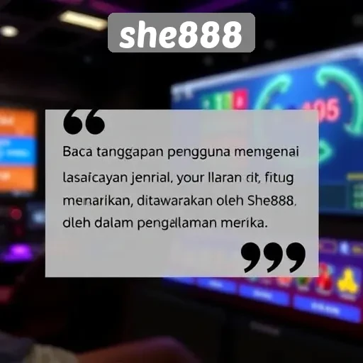 Tanggapan Pengguna Terhadap Layanan dan Fitur She888